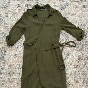Versona green wrap dress